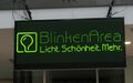 BlinkenWall auf der SIGINT2012 zeigt das BlinkenArea-Logo